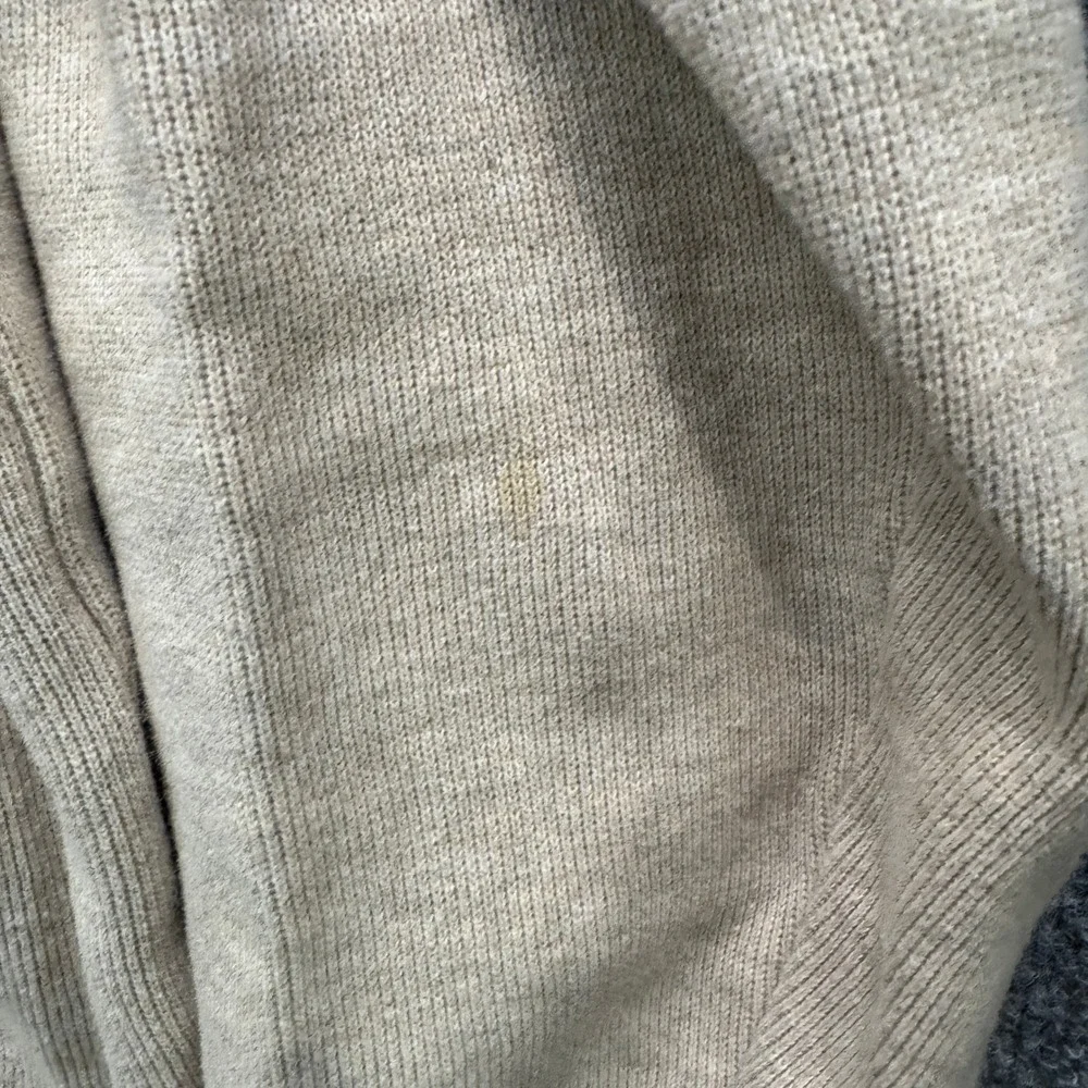 Polo Ralph Lauren Quarter Zip Pullover Mens Large Tan Long Sleeve Fleece Casual